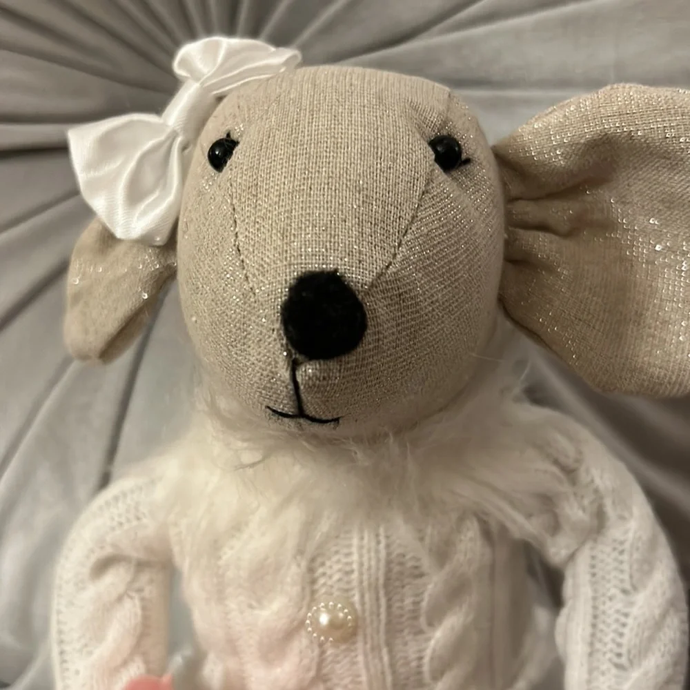 Plush shelf sitter Ballerina mouse.